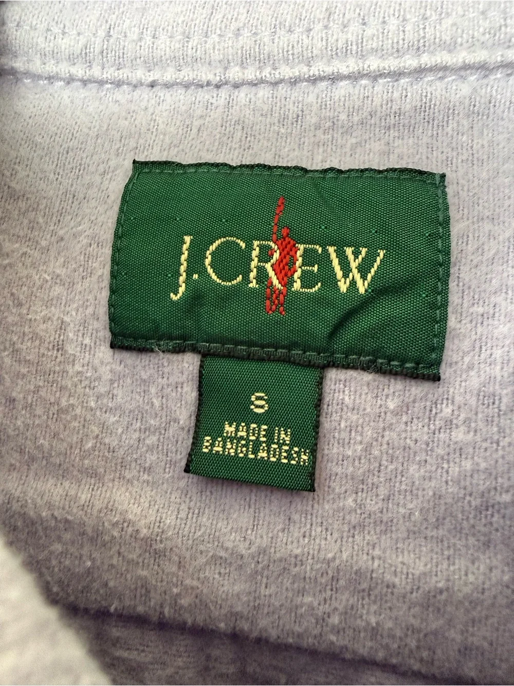 J. CREW 100% Cotton Lavender Button-Front Heavy Utility Shirt